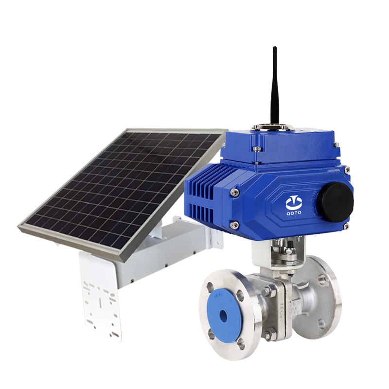 Dn50 2in تعمل بالطاقة الشمسية التحكم في المياه الكرة صمام مزدوج الاتحاد البلاستيك الكرة صمام للمياه