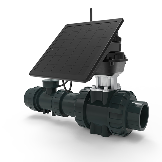 QT-02-L-Solar جهاز التحكم في الري عن طريق جهاز التحكم عن بعد Lora