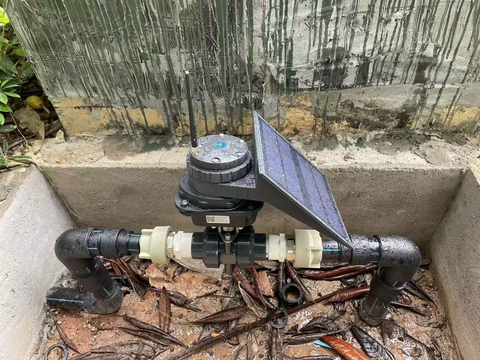 نظام الري بالطاقة الشمسية IoT/LoRa/4G لأشجار الأفوكادو